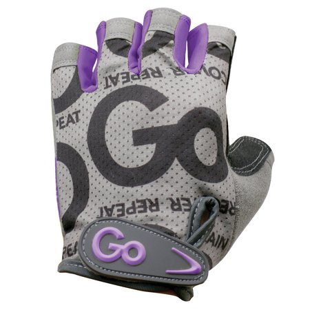GOFIT Women's Pro Trainer Gloves with Padded Go-Tac Palm (Purple/Small) GF-WGTC-S/PPL